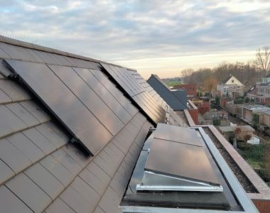 Zonnepanelen op woning in Stolwijk